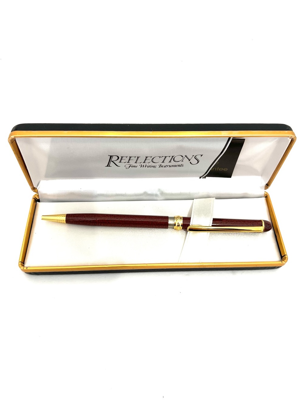 Reflections Burgundy and Gold Ballpoint Pen